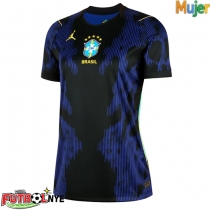Camiseta Brasil Visitante Equipación para mujer Mundial 2026 manga corta